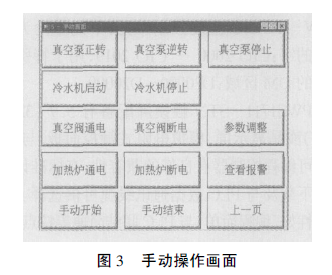 手动操作界面